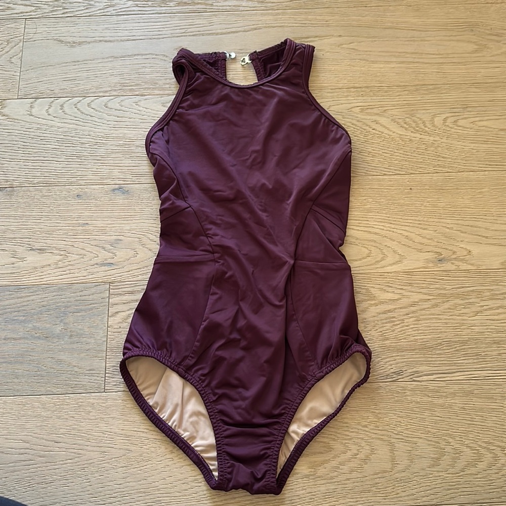 ZARELY Dancewear Burgundy ANA Leotard - Size CL